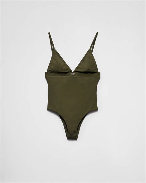 neon green prada swimsuit|Camouflage Green Ribbed Knit One.